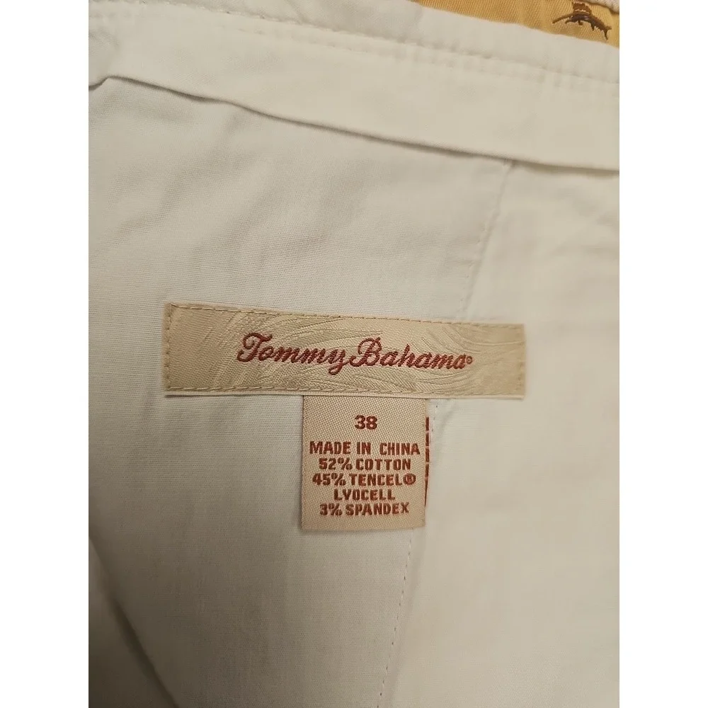 Men's Tommy Bahama Shorts 38 Khaki Stretch Flaw